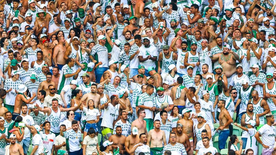 Torcida do Palmeiras no Allianz Parque na final da Copinha 2022 - Marcello Zambrana/AGIF