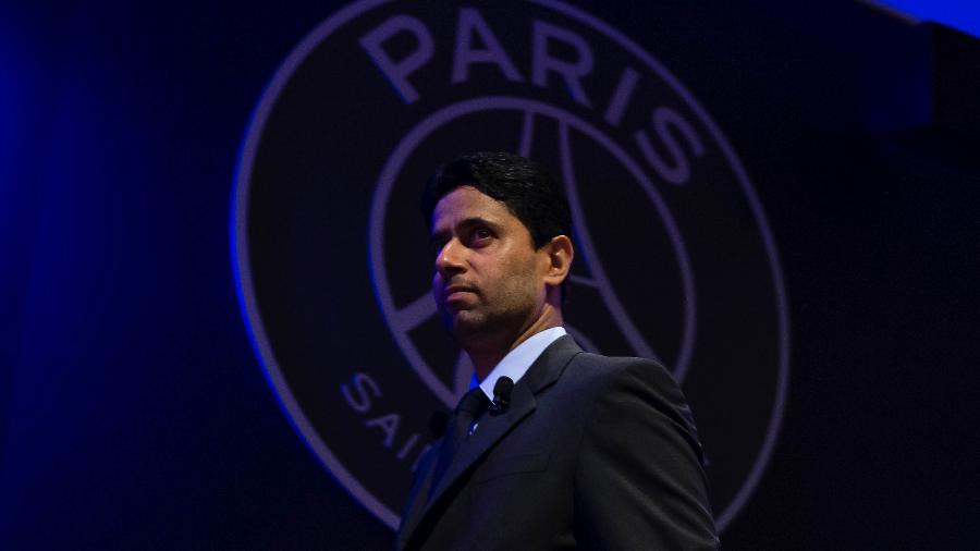 Nasser Al Khelaifi, presidente do Paris Saint-Germain (PSG) - Aurelien Meunier - PSG