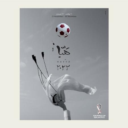 Fifa divulgou o pôster oficial da Copa do Mundo no Qatar, que será no fim do ano - Divulgação/Fifa
