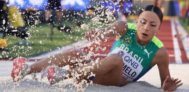 Letícia Oro Melo conquistou o bronze no salto em distância com a marca de 6,89 m