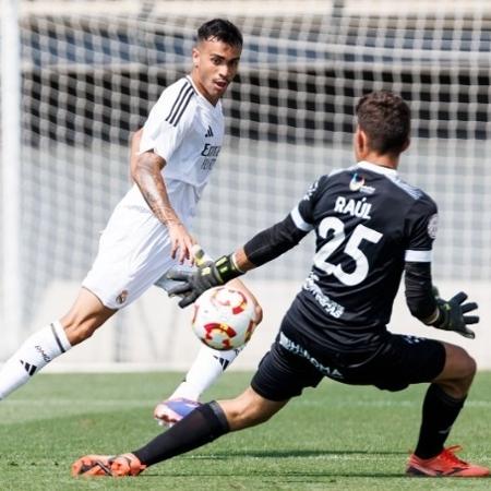 Reinier, durante amistoso do Real Madrid Castilla contra o Illesca - David S. Bustamante/realmadrid.com