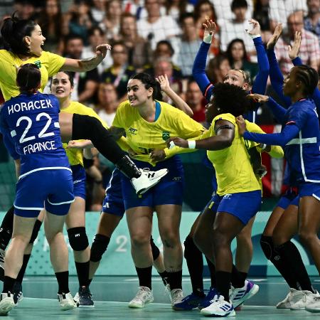 Disputa acirrada entre França e Brasil no handebol olímpico