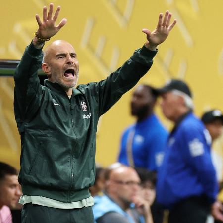 Enzo Maresca, técnico do Chelsea, durante o Mundial Enzo Maresca, técnico do Chelsea, durante o Mundial