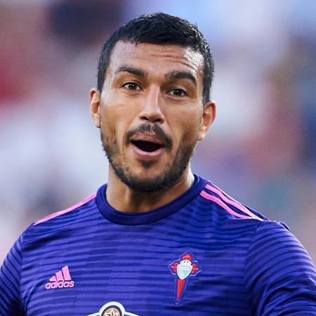 Gustavo Cabral durante jogo entre Celta de Vigo e Sevilla no Campeonato Espanhol Gustavo Cabral durante jogo entre Celta de Vigo e Sevilla no Campeonato Espanhol