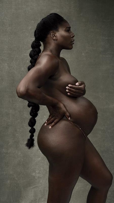 Serena Williams grávida na Vanity Fair - Reprodução
