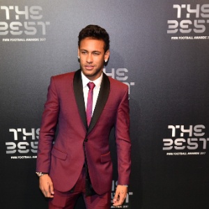 Neymar no Fifa The Best, em 2017 - Glyn KIRK/AFP - Glyn KIRK/AFP