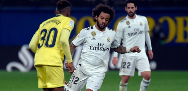 Marcelo está em má fase no Real Madrid - JOSE JORDAN / AFP