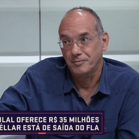 Comentarista Lédio Carmona - Reprodução/SportTV