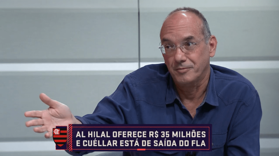 Comentarista Lédio Carmona fala sobre Cuéllar - Reprodução/SportTV