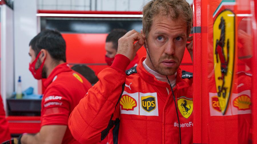 Sebastian Vettel, da Ferrari - Colombo Images/Ferrari