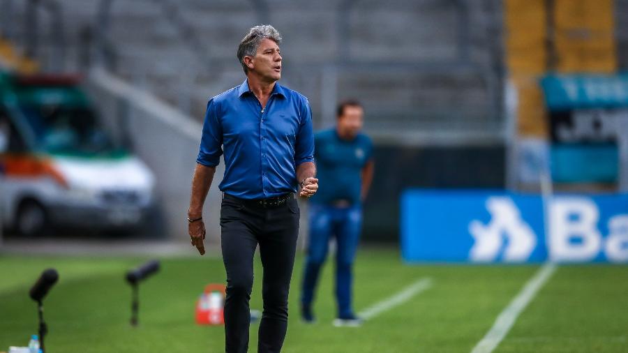 Renato Gaúcho elogiou Abel Ferreira e disse que o Grêmio fica neutro em final da Libertadores - Lucas Uebel/Grêmio FBPA