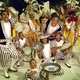 Bateria no desfile da escola de samba Gaviões da Fiel, campeã do Carnaval de São Paulo no ano de 1995, com o enredo "Coisa boa é pra sempre", no sambódromo do Anhembi, zona norte da capital paulista - FERNANDO SAMPAIO/ESTADÃO CONTEÚDO