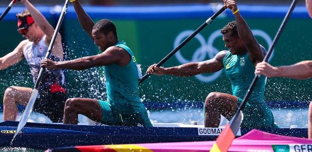 Fora do pódio olímpico | Isaquias e Godmann ficam em 4º na final da canoagem C2 1.000m