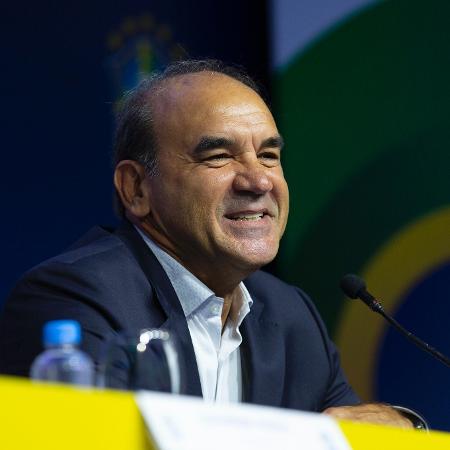 Ricardo Gomes durante a convocação da seleção brasileira nesta sexta-feira (3) - Thais Magalhães/CBF