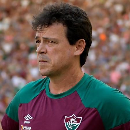 Fernando Diniz, técnico do Fluminense, durante partida contra o Volta Redonda no Carioca - Thiago Ribeiro/AGIF