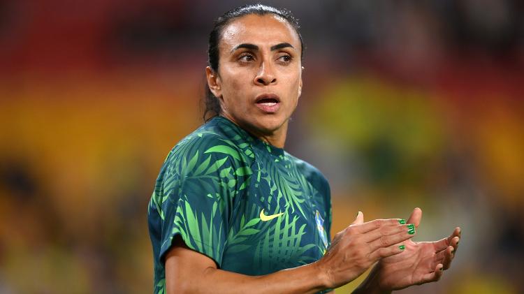 Marta, da seleção brasileira, na Copa do Mundo feminina