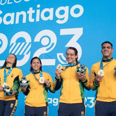 Equipe brasileira conquista ouro no Parapan, em Santiago