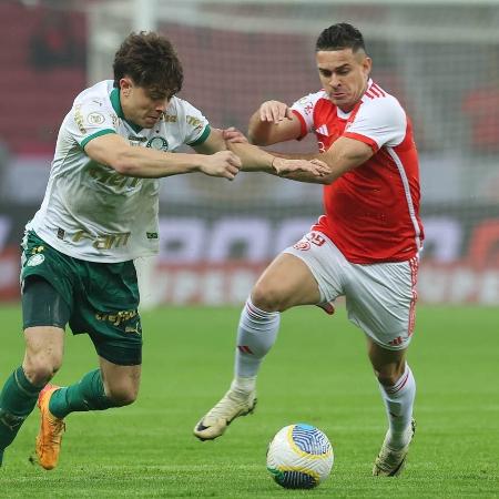 Giay e Borré em Inter x Palmeiras em 2024 Giay e Borré em Inter x Palmeiras em 2024