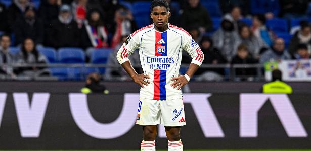 Endrick tem atuação apagada, e Lens goleia o Lyon pelo Campeonato Francês
