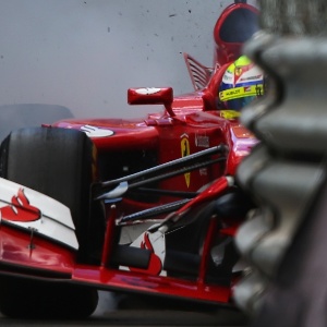 Felipe Massa sofre forte acidente durante o terceiro treino livre para o GP de Mônaco - Bryn Lennon/Getty Images