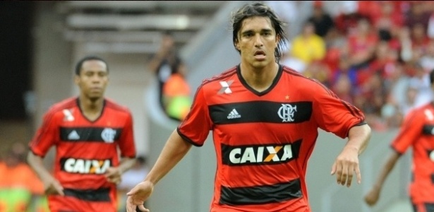 Marcelo Moreno fez boa estreia, mas ficou em segundo plano por conta de Neymar - Reprodução/Site Oficial do Flamengo