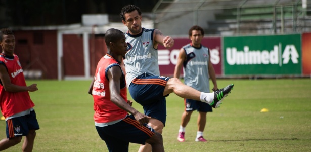 Fred começou a usar chuteira da Adidas nos treinamentos do último final de semana - Nelson Perez/Fluminense FC