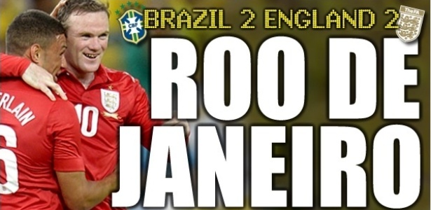 Capa do jornal The Sun fez trocadilho com Rooney e Rio de Janeiro