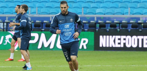 Atacante do Real Madrid durante treinamento para jogo contra a seleção brasileira 