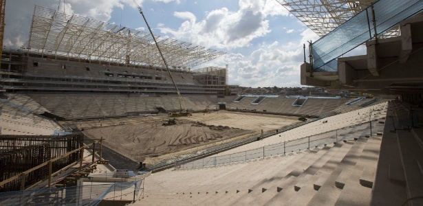 Itaquerão, novo estádio do Corinthians que servirá para a abertura da Copa do Mundo de 2014
