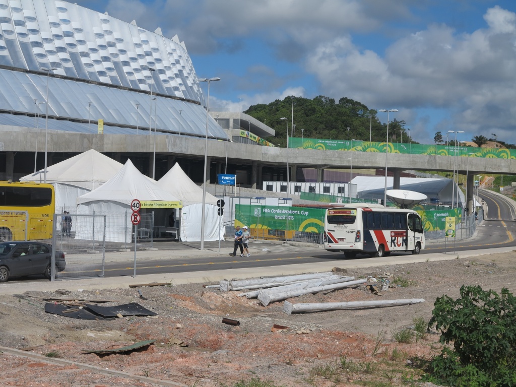 Estádio precisou correr com o cronograma para fazer parte das sedes da Copa das Confederações