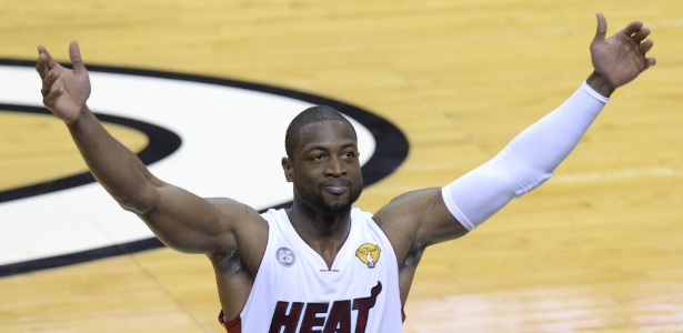 Dwyane Wade foi o segundo maior pontuador do Miami Heat no jogo - EFE/Rhona Wise