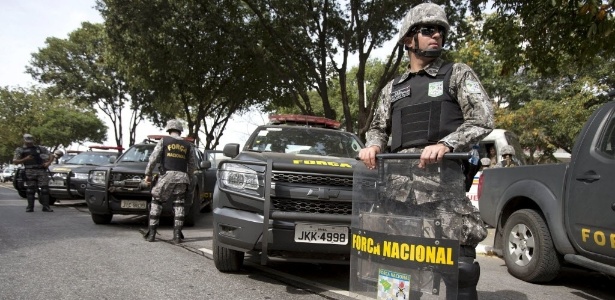 Força Nacional foi acionada para fazer a segurança no Mineirão no último jogo