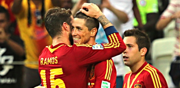 Fernando Torres mostrou boa forma e se coloca como opção para comandar o ataque espanhol