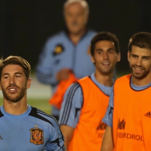 Piqué e S. Ramos