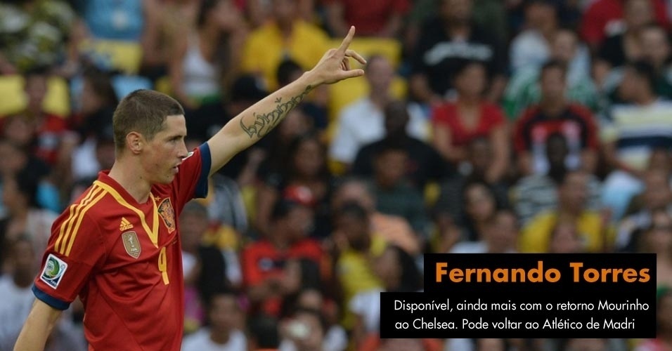 27.jun.2013 - Fernando Torres é sempre um nome solto no mercado internacional, ainda mais com o retorno de José Mourinho ao Chelsea. Um retorno ao Atlético de Madri não está descartado