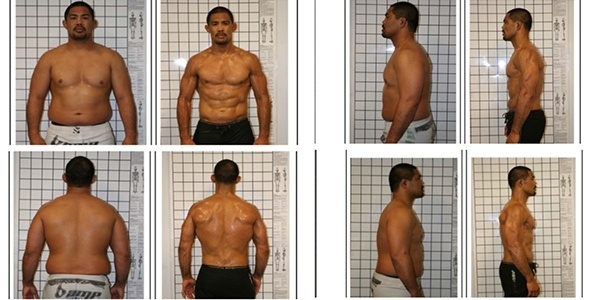 A transformação de Mark Muñoz: lutador chegou a pesar 118 kg durante depressão - Reprodução/Site Oficial Mark Muñoz
