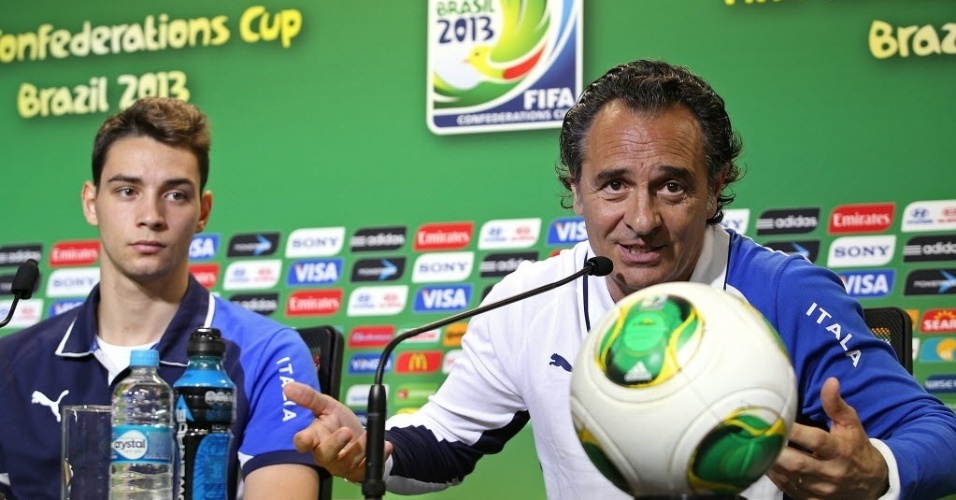O treinador Cesare Prandelli falou sobre os preparativos da Itália para a disputa do 3º lugar da Copa das Confederações contra o Uruguai