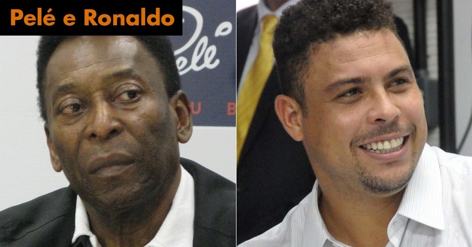 Pelé e Ronaldo: Garotos-propaganda da Copa, um pelo comitê organizador, outro pelo governo, tiveram de se explicar por declarações polêmicas