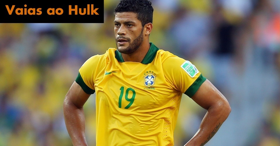 Vaias ao Hulk: Hulk é titular da seleção de Luiz Felipe Scolari, mas está longe de ser unanimidade. Foi sempre vaiado pelo time (e acabou substituído por Felipão em todos os jogos do torneio)