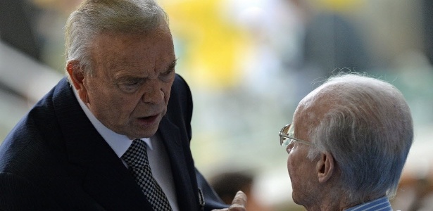 Jose Maria Marin assistiu à decisão ao lado de Joseph Blatter, presidente da Fifa