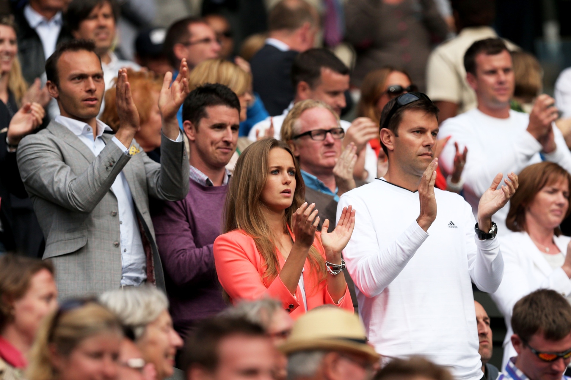 Kim Sears, namorada de Murray, apoia jogador em Wimbledon - Clive Brunskill/Getty Images