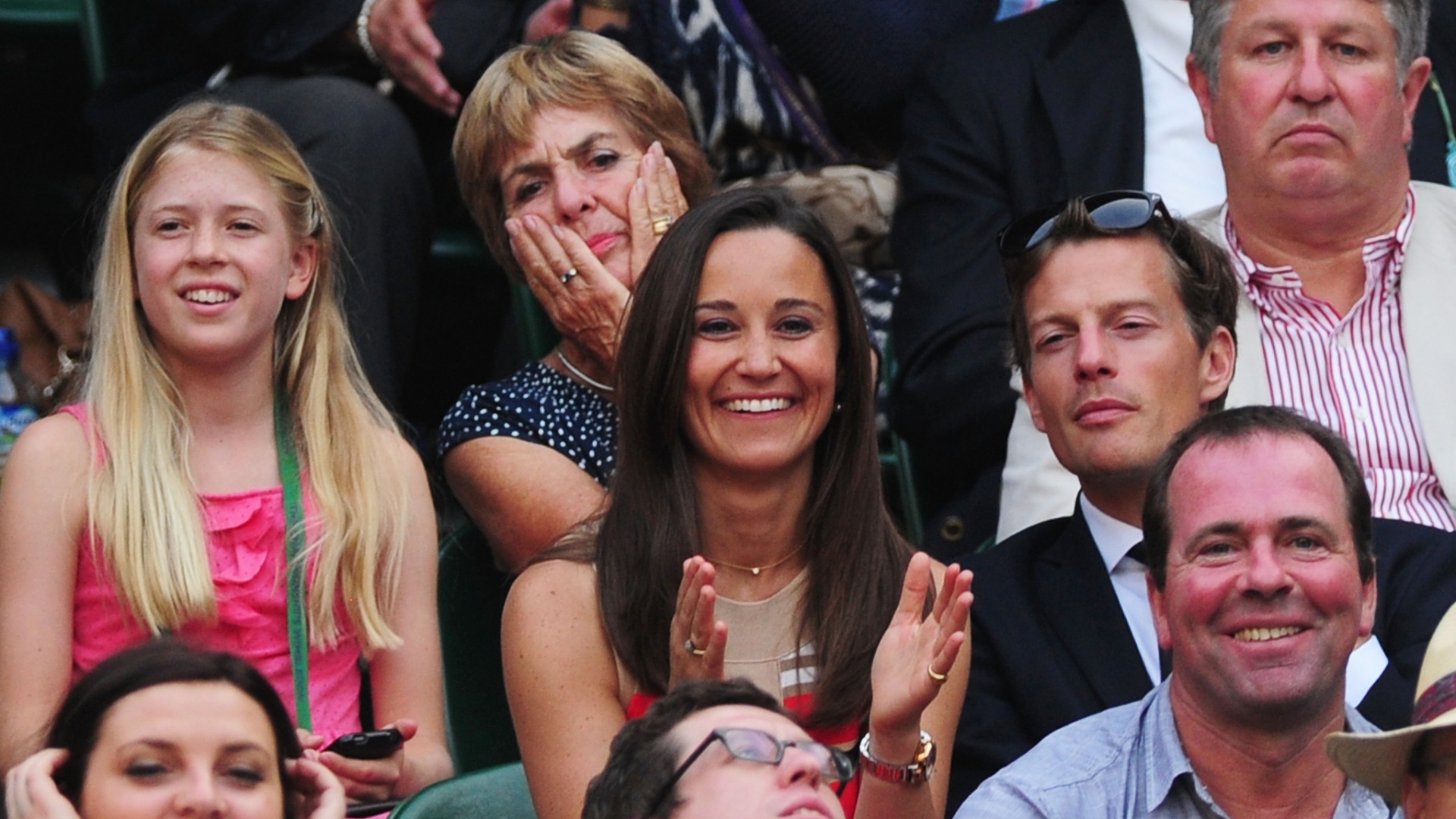 Pippa Middleton esteve presente nas arquibancadas de Wimbledon - Mike Hewitt/Getty Images