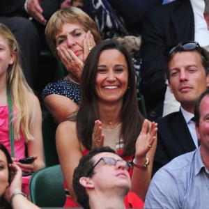 Pippa Middleton esteve presente nas arquibancadas de Wimbledon - Mike Hewitt/Getty Images