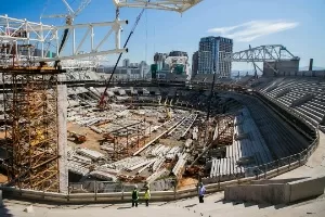 O Allianz Parque já vai ganhando formato e será entregue no primeiro semestre de 2014 - Leonardo Soares/UOL
