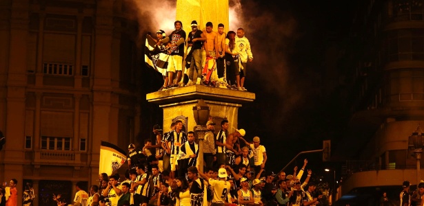 A expectativa é que os torcedores do Atlético-MG voltem a lotar a Praça Sete nesta 5ª - Marcus Desimoni/UOL