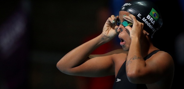 Etiene Medeiros venceu os 50 m costas na etapa de Tóquio da Copa do Mundo de natação - Satiro Sodré/Divulgação CBDA