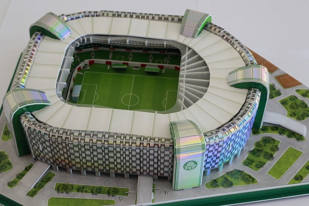 Arena Palestra é uma das atrações das vendas das miniaturas de estádio no Brasil - Reinaldo Canato/UOL