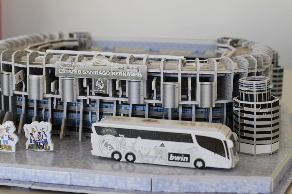 Iniciativa começou com o braço da empresa na Espanha, que conseguiu êxito com miniaturas como a do Santiago Bernabéu, casa do Real Madrid - Reinaldo Canato/UOL
