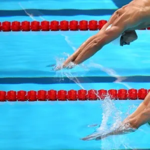 2.ago.2013 - César Cielo e Marcelo Chierighini largam para as eliminatórias dos 50 m livre - Satiro Sodré/Divulgação CBDA