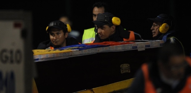 Corpo do equatoriano Benítez chega a Quito após uma parada cardiorrespiratória fatal - AFP